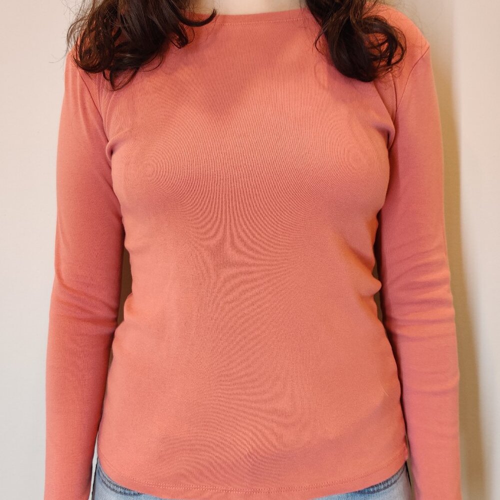 Joe Fresh Organic Cotton Long Sleeve Pink Small